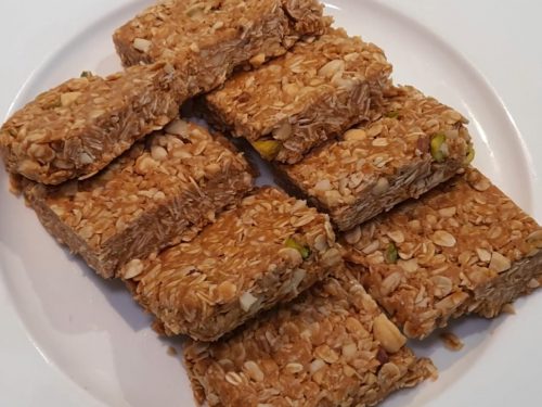 Microwave Peanut Butter Granola Bars Recipe