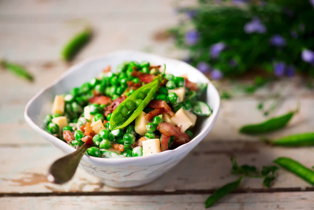 Pea Salad With Bacon Recipe