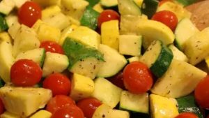 Tomato Zucchini Squash Skillet Recipe