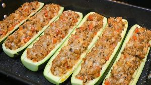 Turkey Stuffed Zucchini Recipe