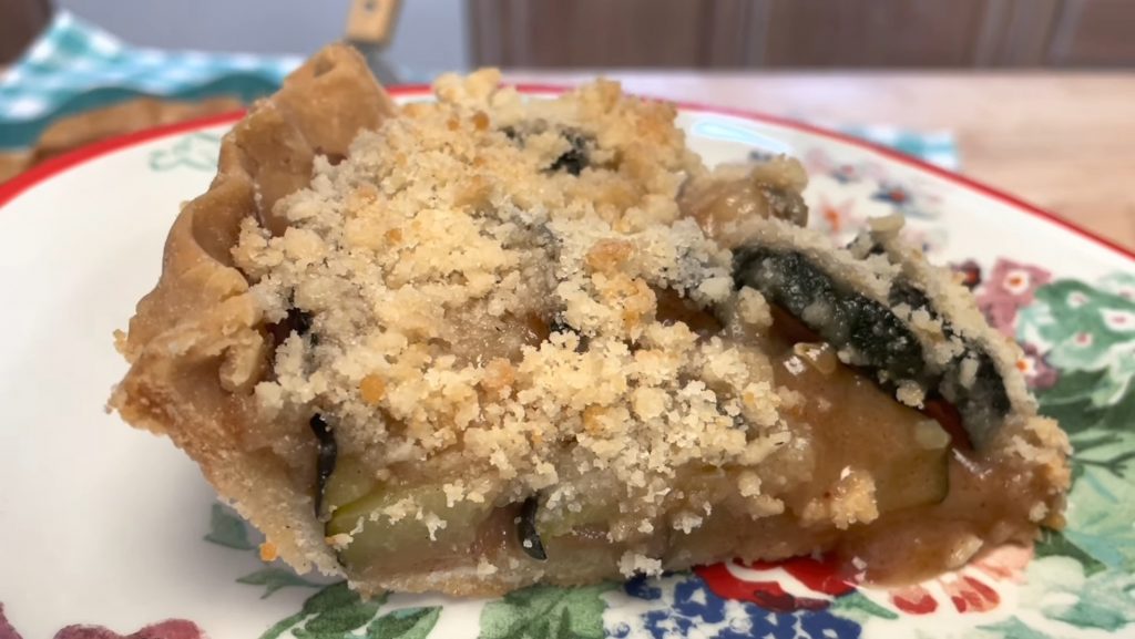 Zucchini Pie with Crumb Topping Recipe
