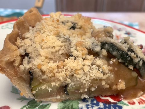 Zucchini Pie with Crumb Topping Recipe