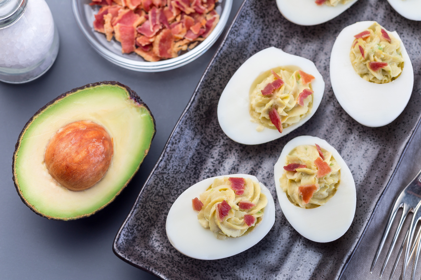 Bacon Avocado Deviled Eggs Recipe