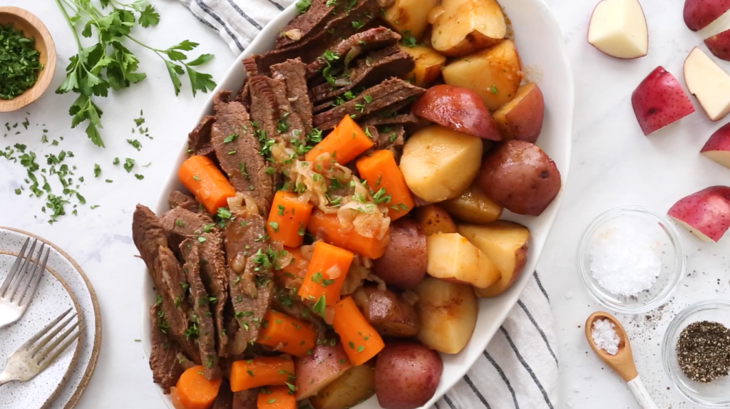 Braised Brisket with Potatoes and Carrots Recipe