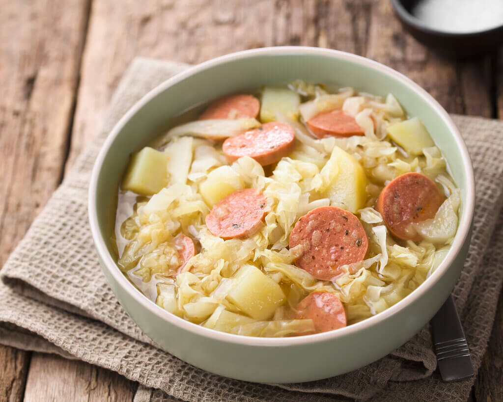 Cabbage and Sausage Soup Recipe