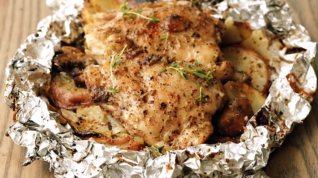 Foil packet chicken shop and potato recipes