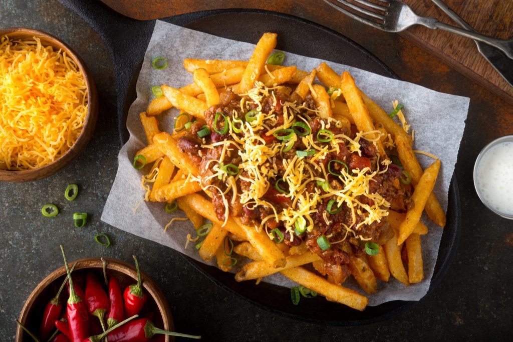 Easy Slow Cooker Chili Cheese Fries Recipe 