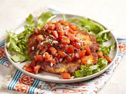 flounder-milanese-with-arugula-and-tomatoes-recipe