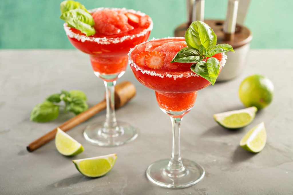 frozen strawberry margarita