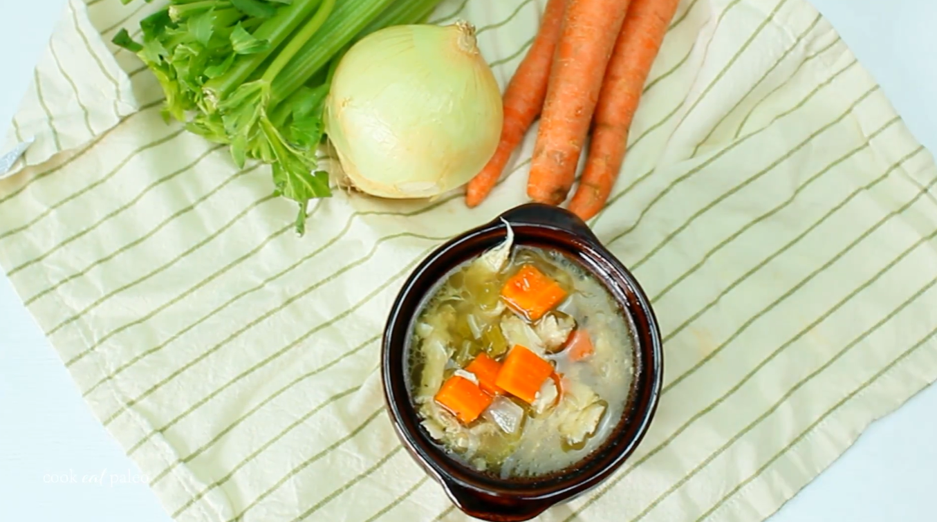 LowCarb Slow Cooker Chicken Soup Recipe