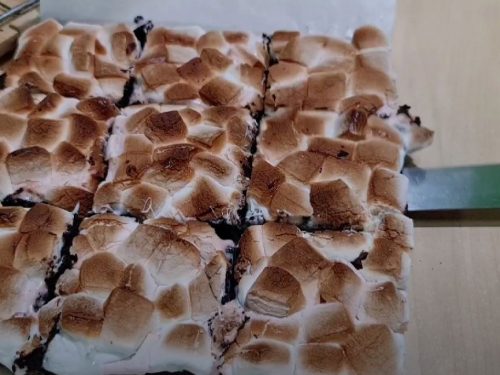Marshmallow Crunch Brownie Bars Recipe