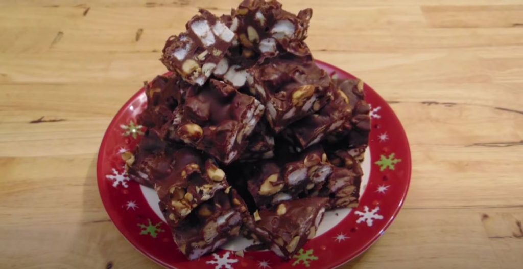 Microwave Rocky Road Fudge Recipe