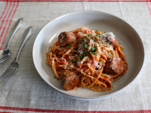 turkey-sausage-and-tomato-sauce-over-pasta-recipe