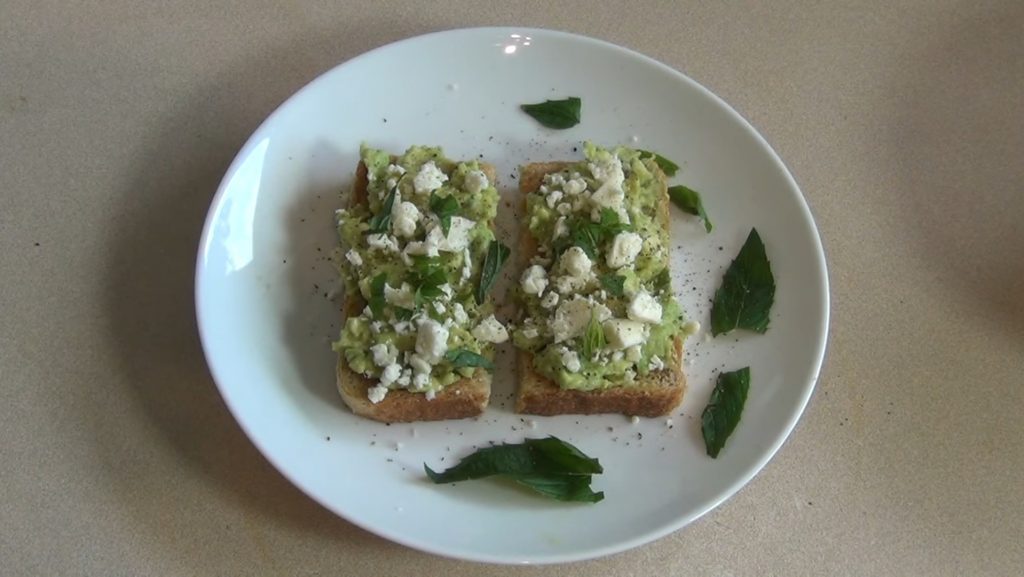 Avocado and Feta Bruschetta Recipe