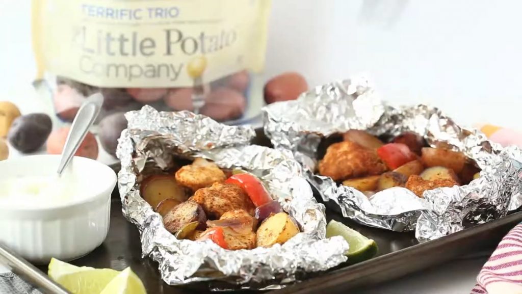 Chicken Fajita Foil Packets Recipe
