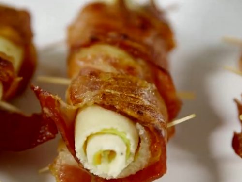 Crispy Bacon Grilled Cheese Roll Ups Recipe