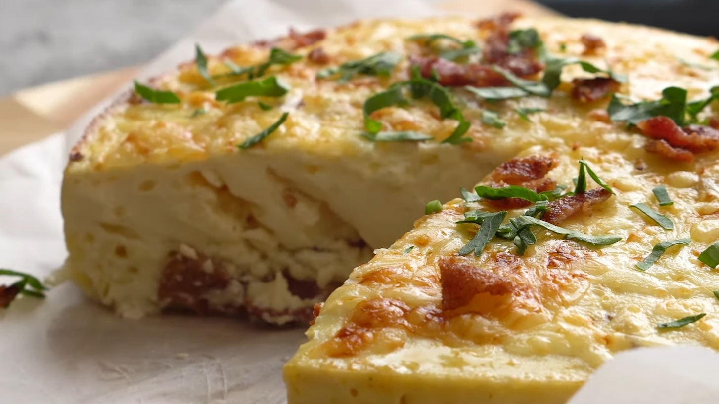 Crustless Bacon and Tomato Quiche Recipe - Recipes.net