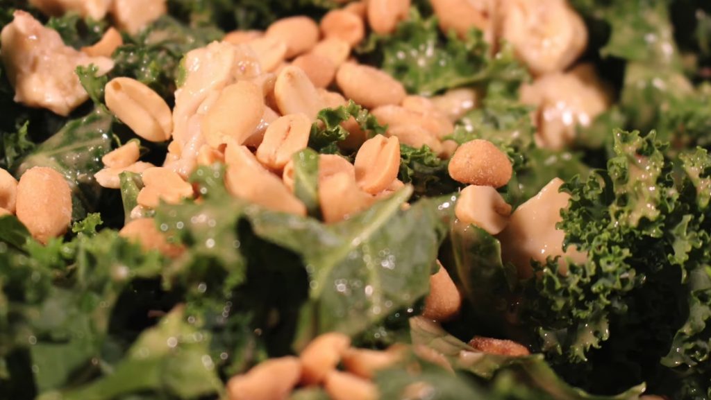 Kale Salad with Peanut Vinaigrette (Houston’s Copycat) Recipe