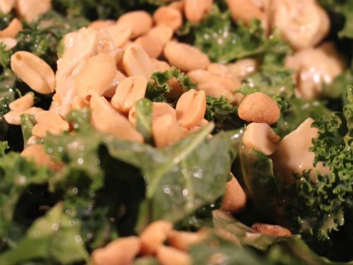 Kale Salad with Peanut Vinaigrette (Houston’s Copycat) Recipe
