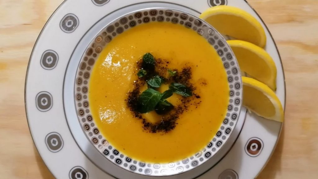 Turmeric Roasted Sweet Potato and Macadamia Soup Recipe