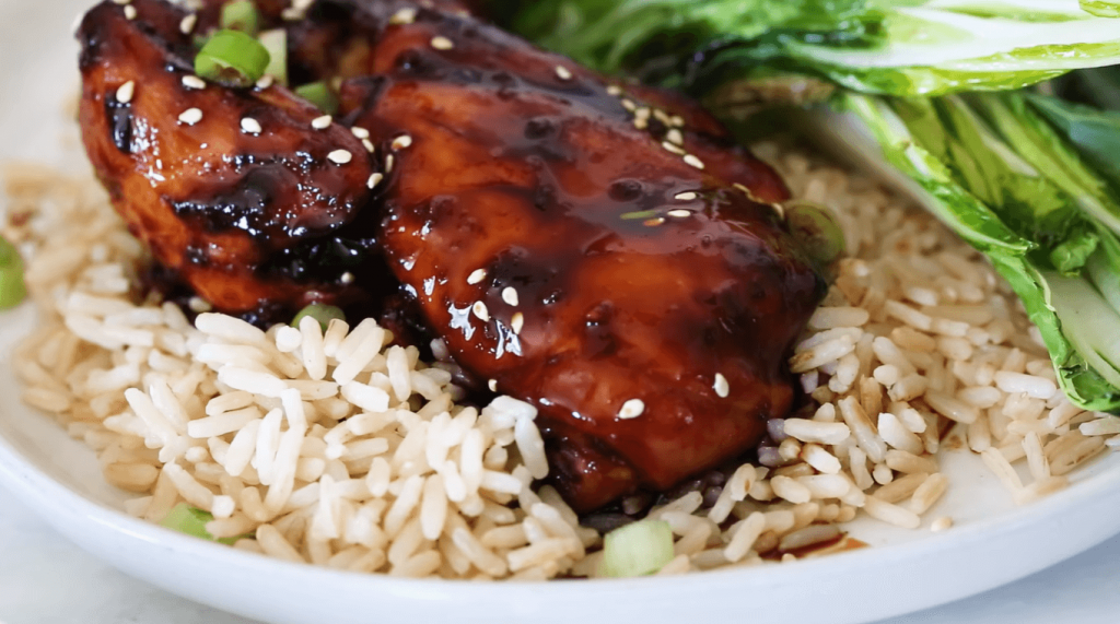 air-fryer-asian-glazed-boneless-chicken-thighs-recipe