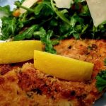 Air Fryer Chicken Milanese with Arugula Recipe-image