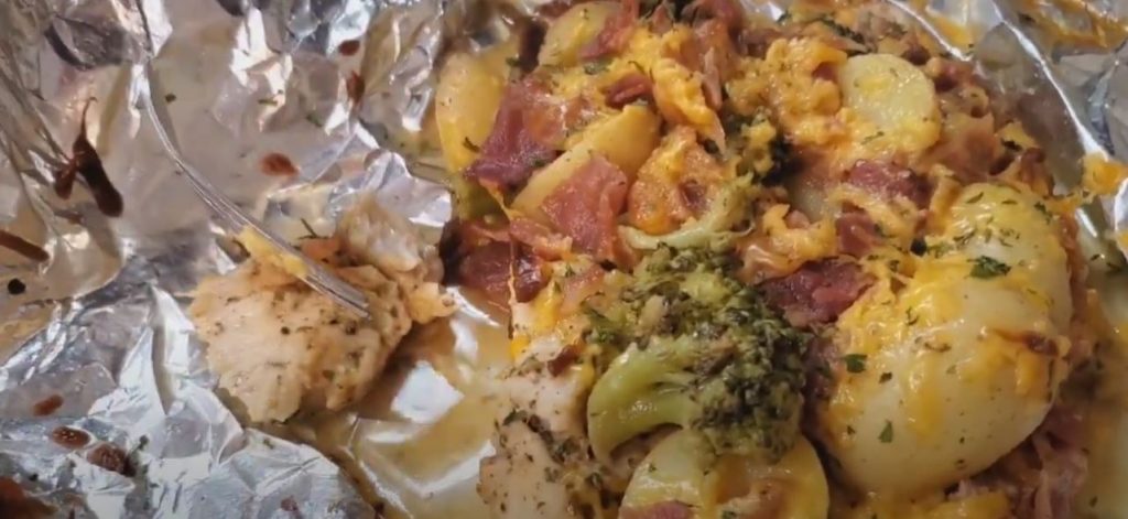 Bacon Ranch Chicken Foil Packets Recipe