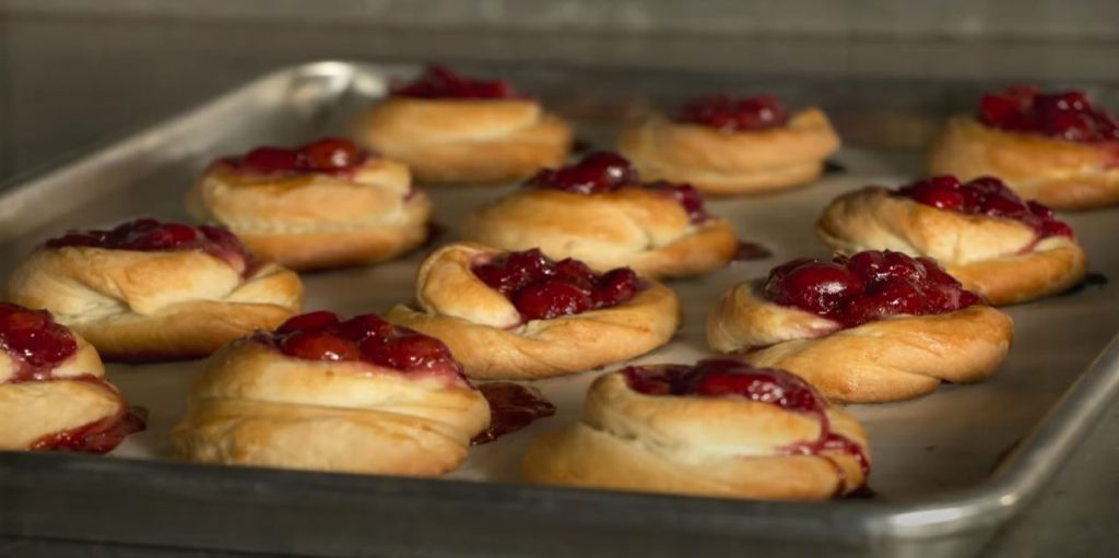 Cherry Danish Croissant Bake Recipe