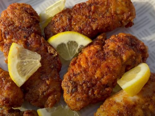 Chicken Tenders with Lemon Garlic Parmesan Recipe