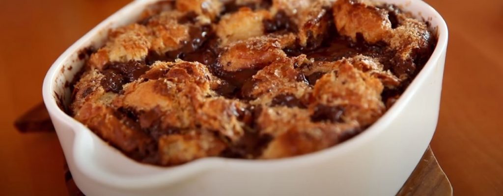 Chocolate Chip Croissant Casserole Recipe