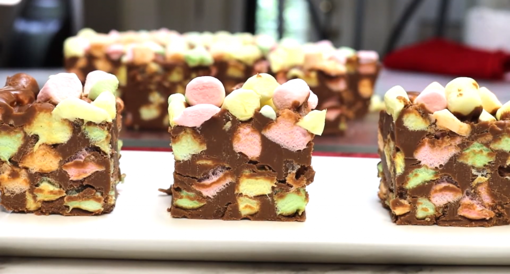 chocolate confetti squares recipe