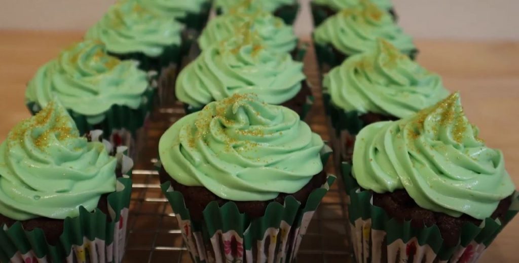 Chocolate Stout Cupcakes with Bailey's Irish Cream Cheese Frosting Recipe