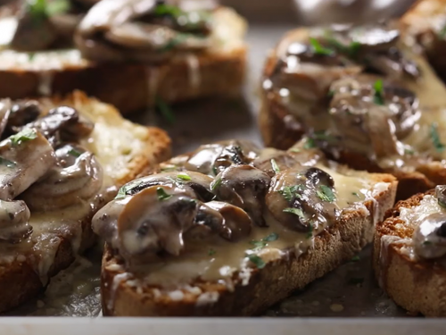 crostini-with-wild-mushrooms-and-mozzarella-recipe