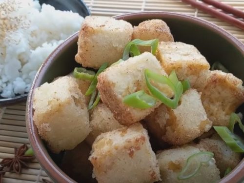 Five Spice Tofu with Sesame Noodles Recipe