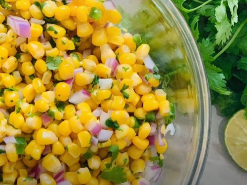 Fresh Corn Salsa Recipe