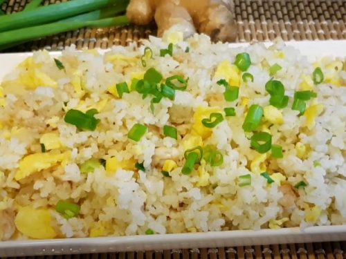 Ginger Kale Fried Rice Recipe