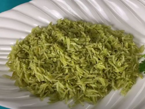 Green Mexican Rice (Arroz Verde) Recipe