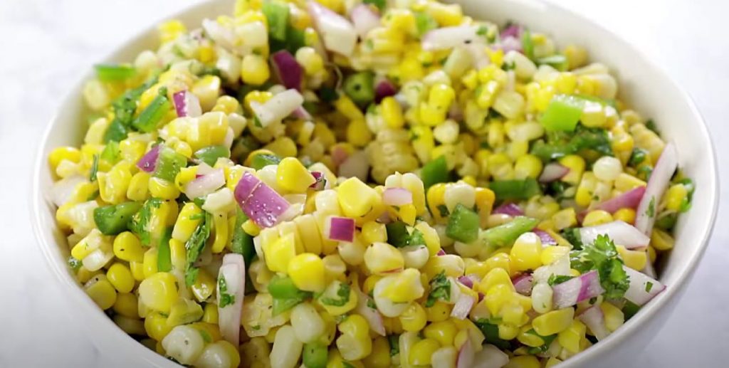 Grilled Corn Salad with Jalapeno Dressing Recipe