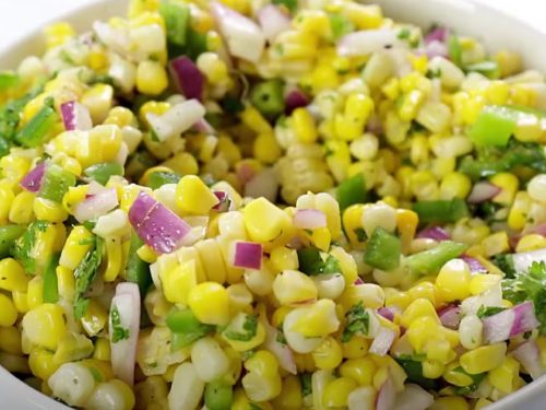 Grilled Corn Salad with Jalapeno Dressing Recipe