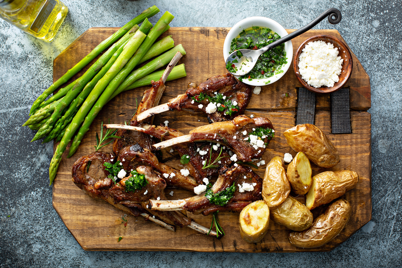 Lamb Chops with Balsamic Reduction Recipe