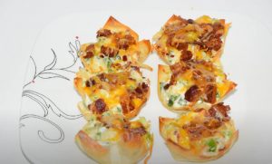 Jalapeno Popper Wonton Cups Recipe