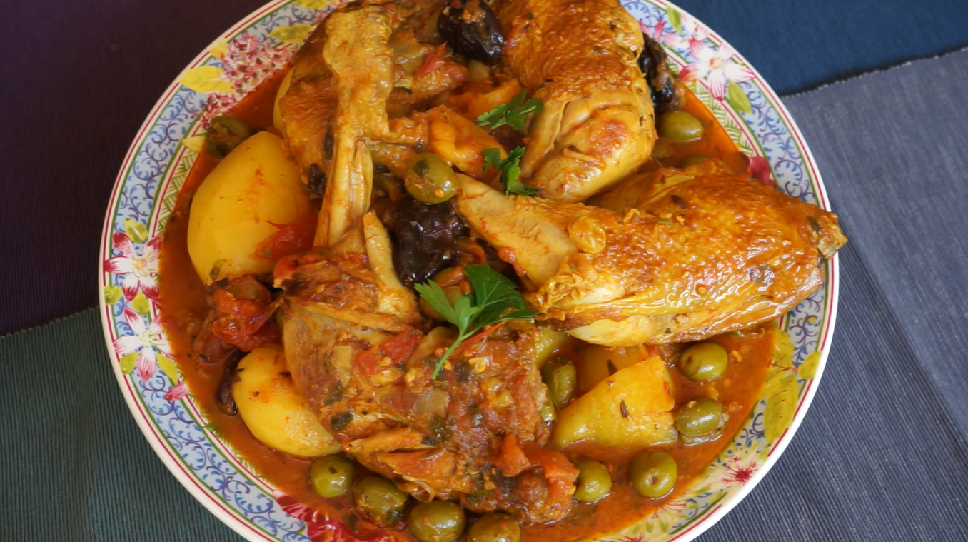 Lamb Tagine with Preserved Lemons and Olives Recipe