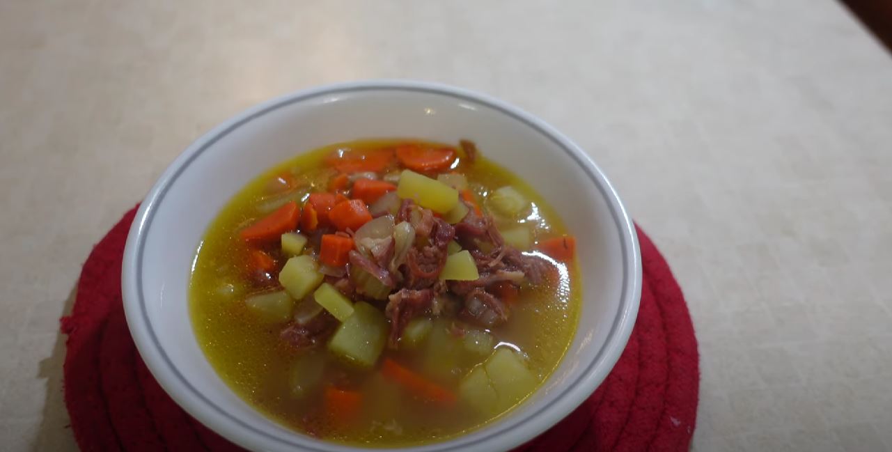 Ham Bone Soup with Potatoes and Cabbage Recipe