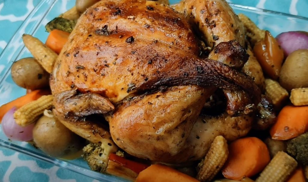 Lemon Thyme Chicken With Vegetables Recipe