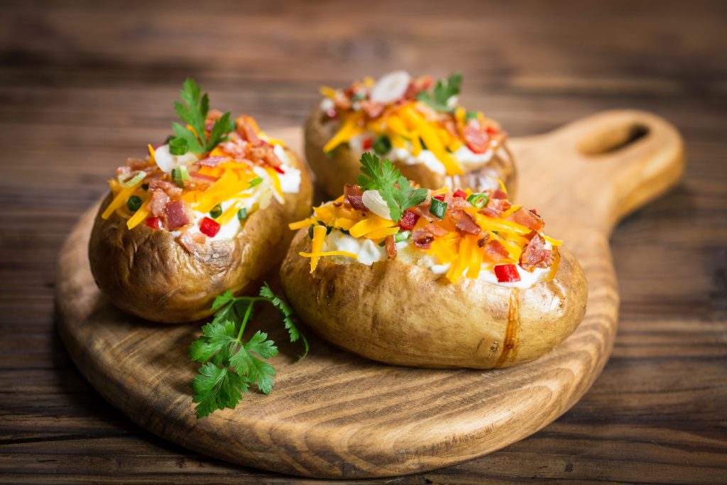 25 Baked Potato Toppings for Your Baked Potato Bar - Insanely Good