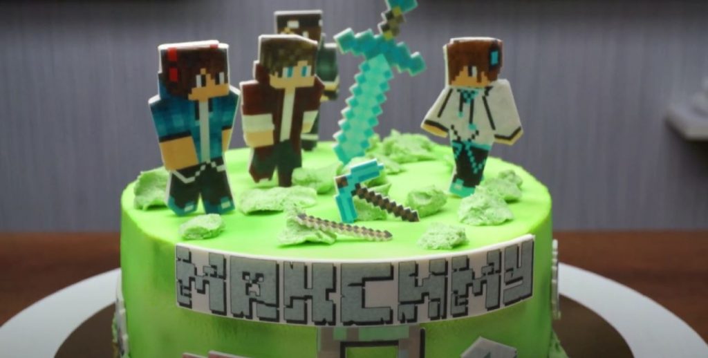 Minecraft Cake Recipe
