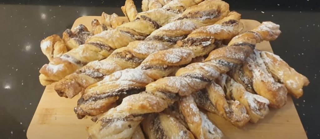 Nutella Pastry Twists Recipe