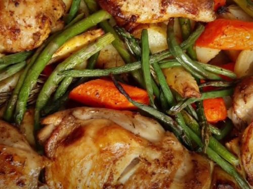 One-Pan Herbed Chicken And Veggies Recipe