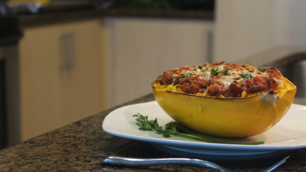 one-pot-spaghetti-squash-and-meat-sauce-recipe