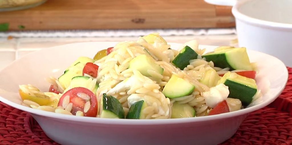 Orzo with Zucchini and Tomato Recipe